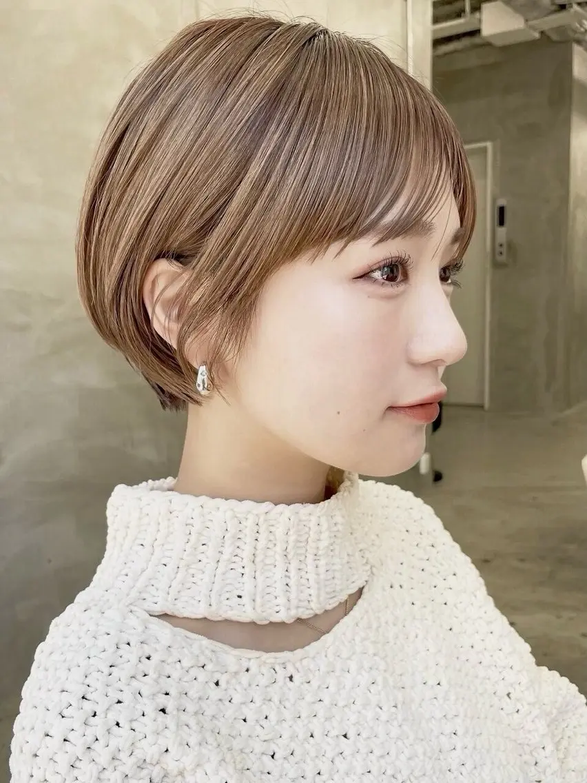 ショート ショートヘア カット ヘアカラー トリートメント AYAKA 下北沢suuのヘアスタイル