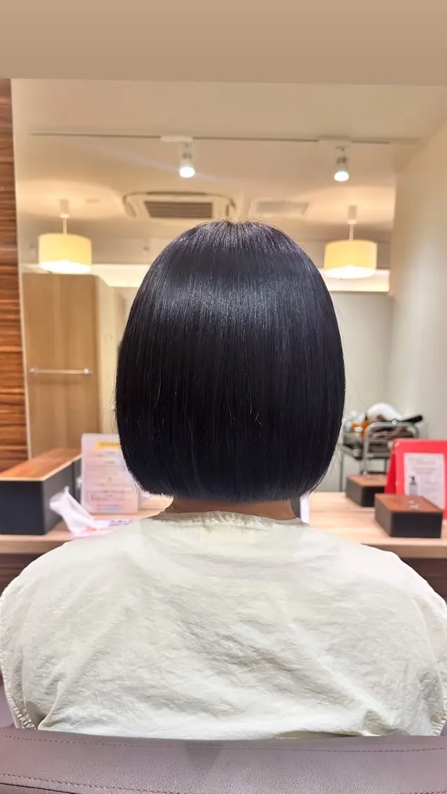 ショート カラー ボブ 個室サロン🕊️ 飯塚優希のヘアスタイル