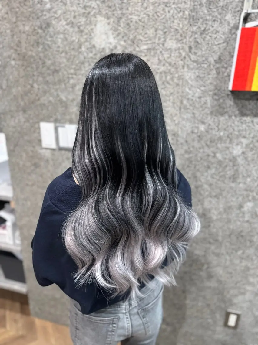 ロング エクステ レイヤーカット 🦋 misaki🦋のヘアスタイル