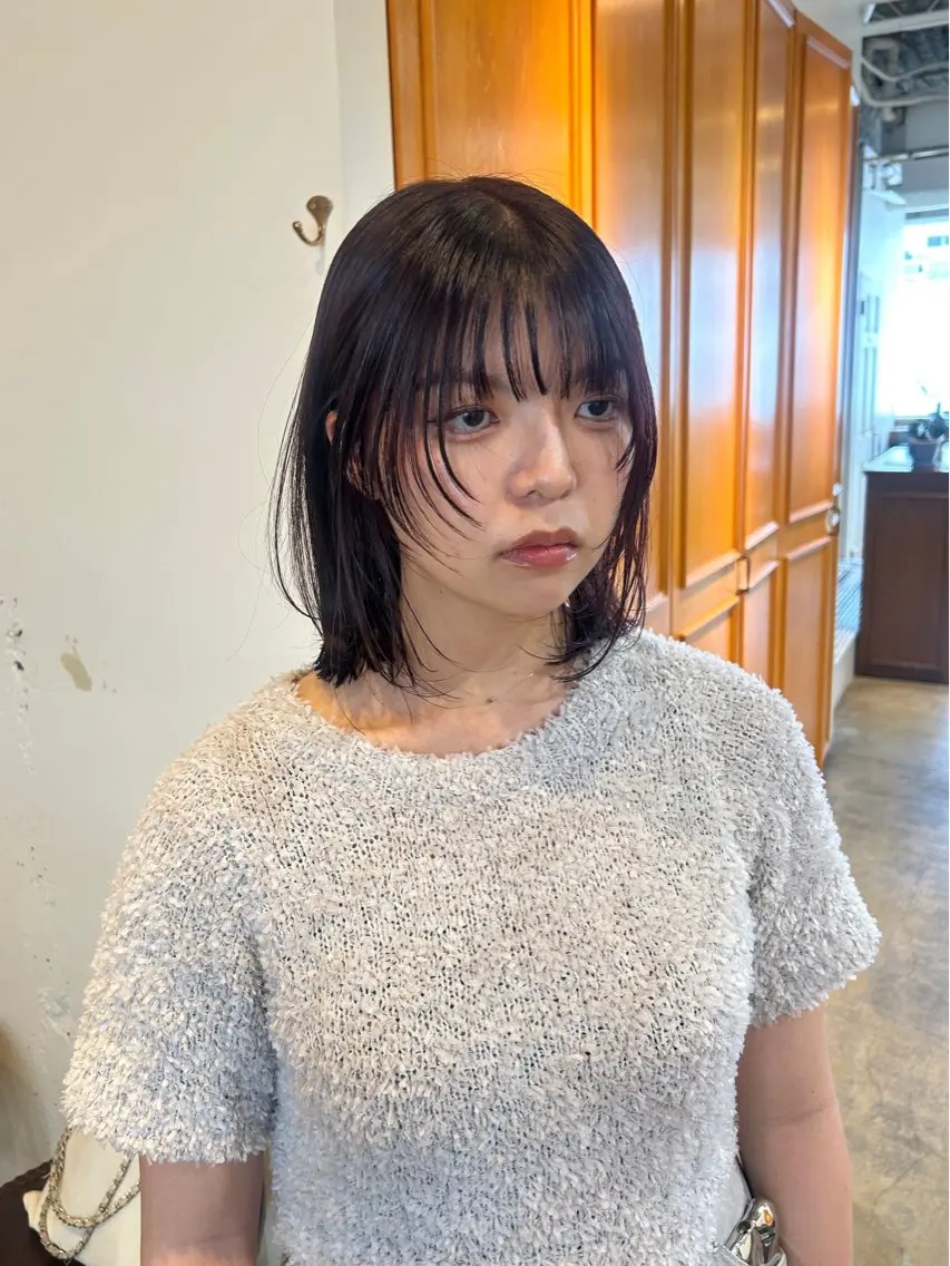 ミディアム カラー ナチュラル大人っぽい スタイル　MAORIのヘアスタイル