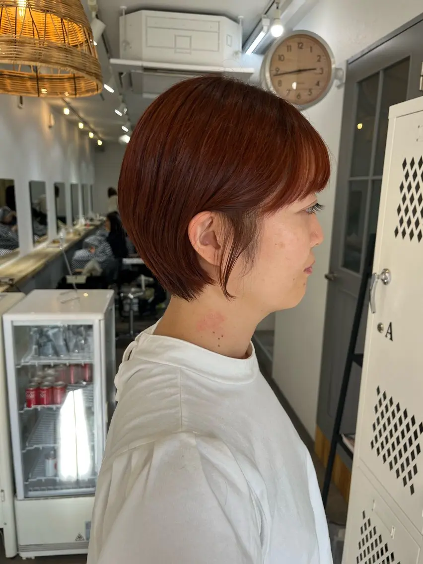 ショート カラー カット ヘアカラー トリートメント 🌼sunc HINAMI🌼のヘアスタイル