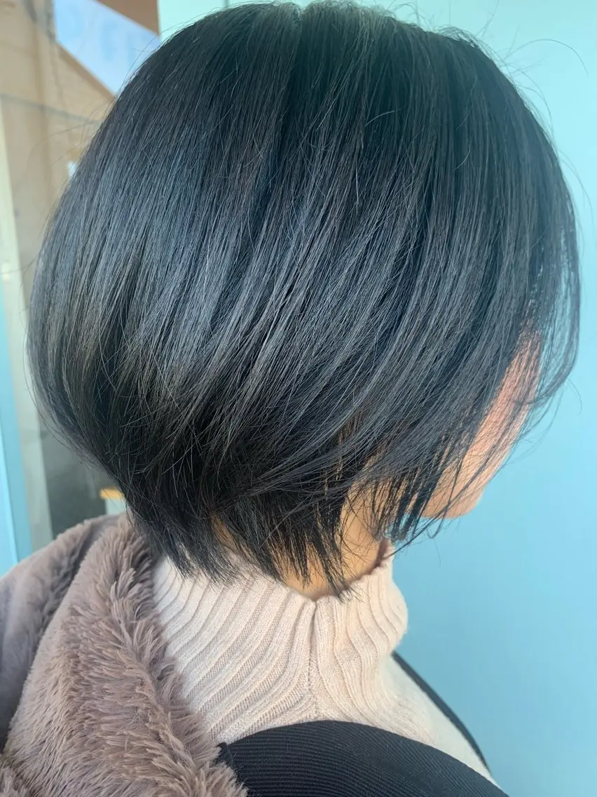ショート ショートボブ ボブ ショートヘア 森本 美咲のヘアスタイル