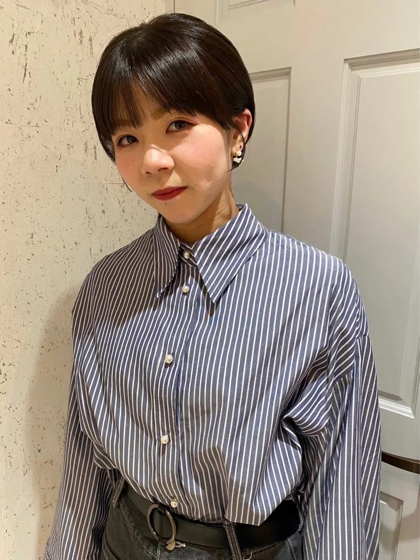 ショート カラー パーマ カット ヘアカラー 縮毛矯正 トリートメント mai / linoah˚✧のヘアスタイル
