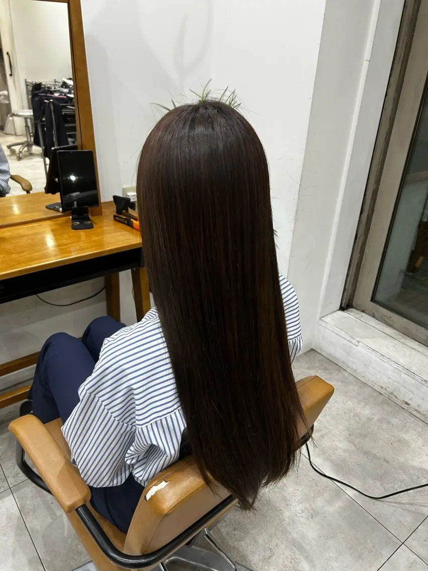 【ミニモ限定】☆人気No.3☆似合わせカット+酸性縮毛矯正の写真