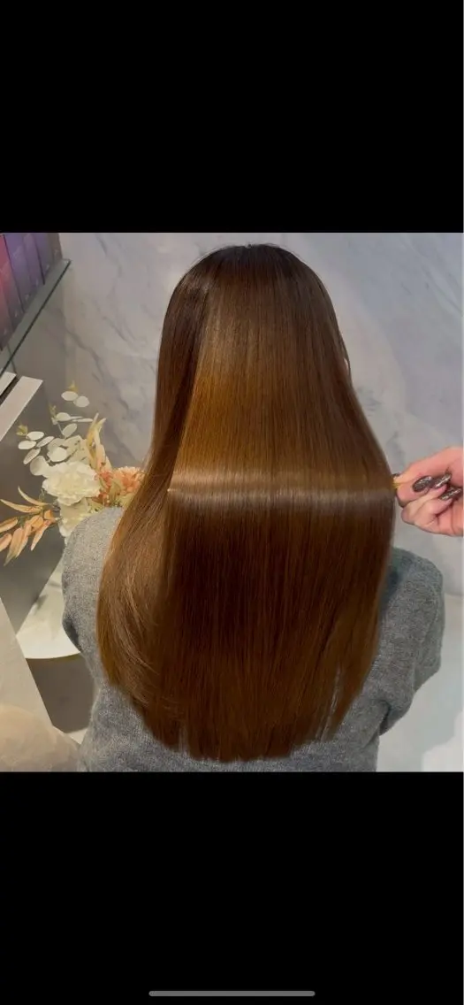 ロング カラー ブリーチ 髪質改善 縮毛矯正 トリートメント 酸性ストレート カット ヘアカラー トリートメント 髪の整形/美髪矯正 /渡邉大介のヘアスタイル