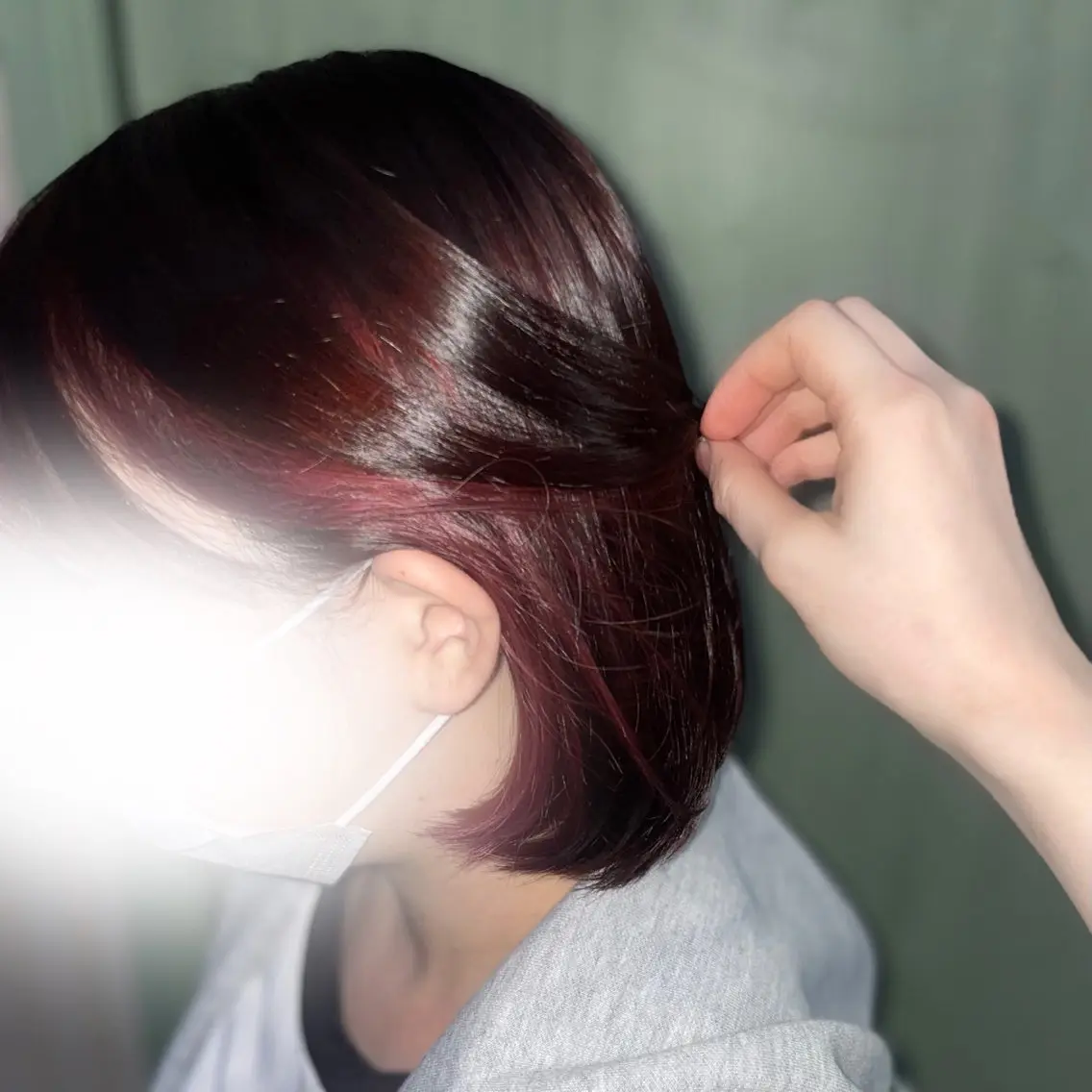 ショート カラー インナーカラー レッドカラー ヘアカラー 大谷若葉/ ヘアーレクスアリーのヘアスタイル