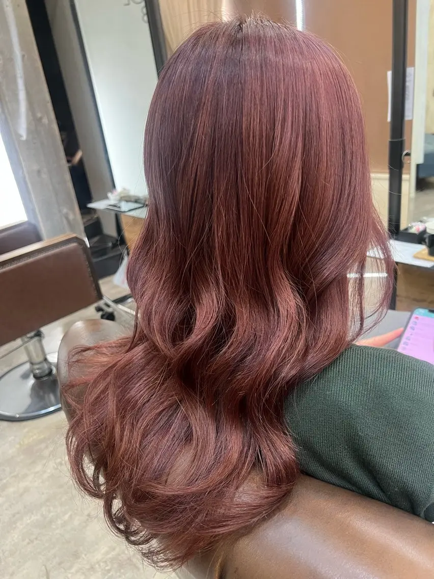 ロング カラー ピンクカラー トリートメント 🦋.*˚オタク美容 師アキバノノカ🦋のヘアスタイル