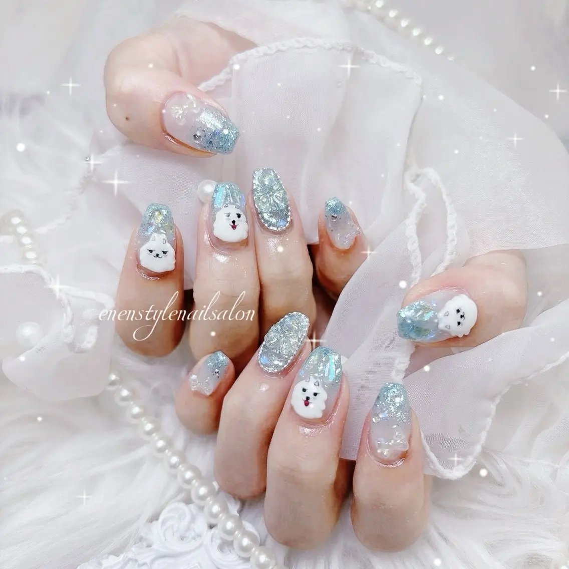 ネイル ハンドネイル 🐾enen style 🐾のネイルデザイン