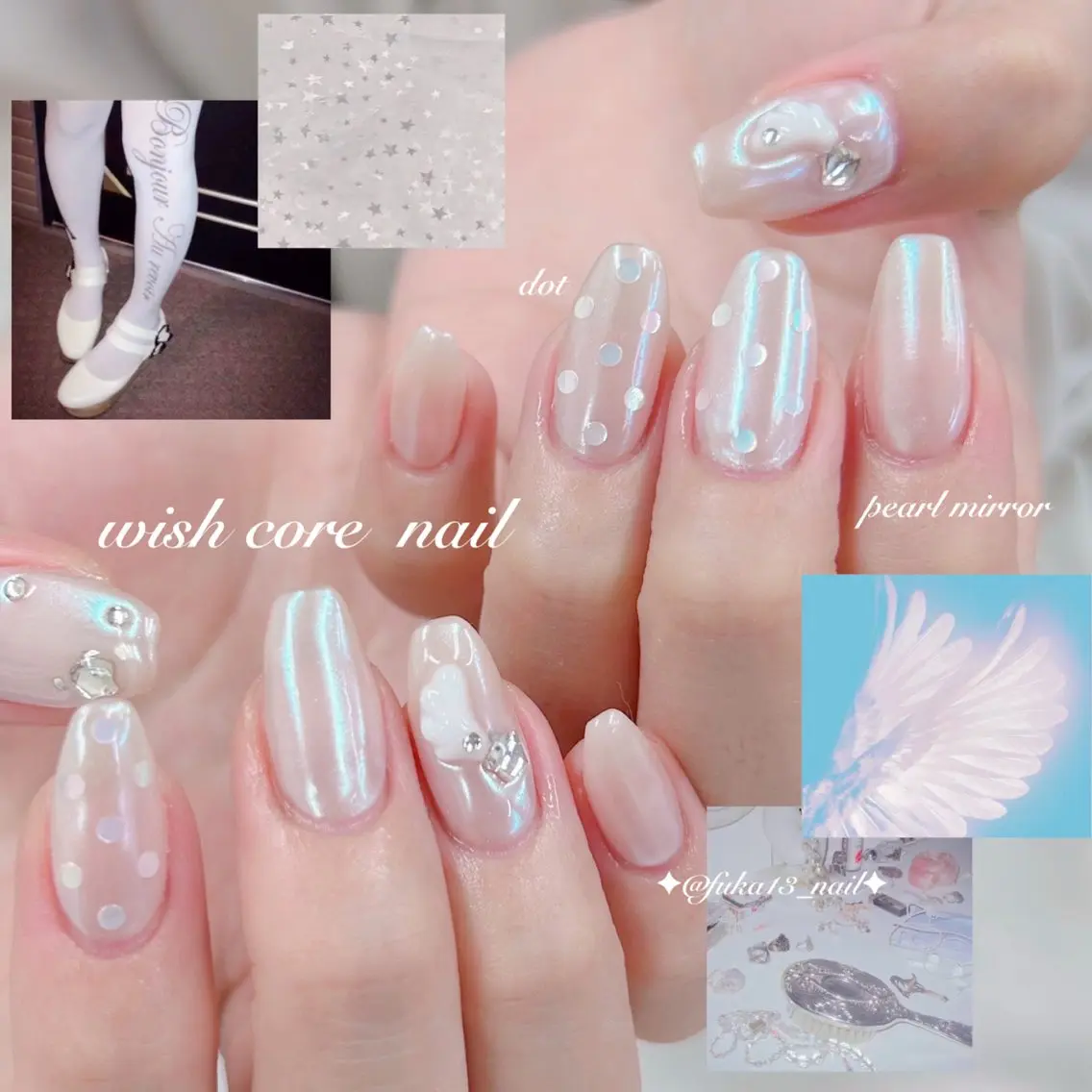 ネイル ドット ガーリー 韓国ネイル ミラーネイル ハンドネイル Nail♡Fuka. /7月予約受付中のネイルデザイン