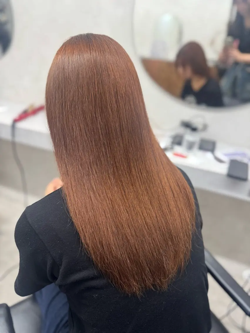 ロング 田渊 日菜のヘアスタイル