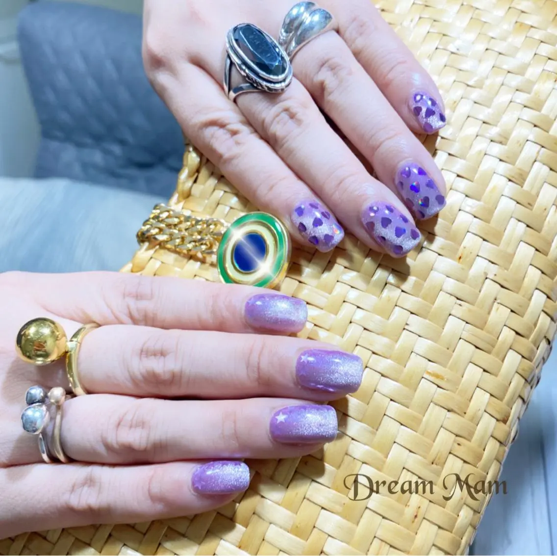 ネイル フレンチネイル ジェルネイル ガラスフレンチ グリーン 大理石ネイル(マーブル) Nail Salon Dream Mamのネイルデザイン