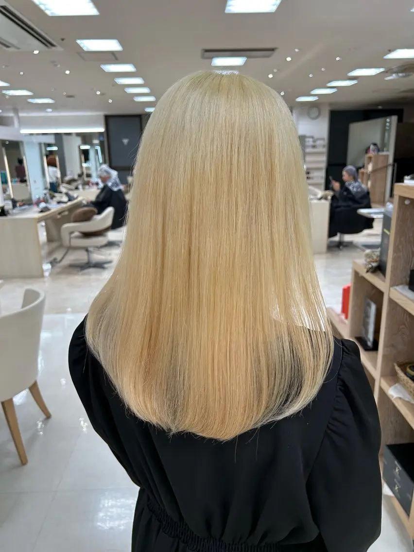 カラー 💜暖色系カラー/ ブリーチカラー💜のヘアスタイル