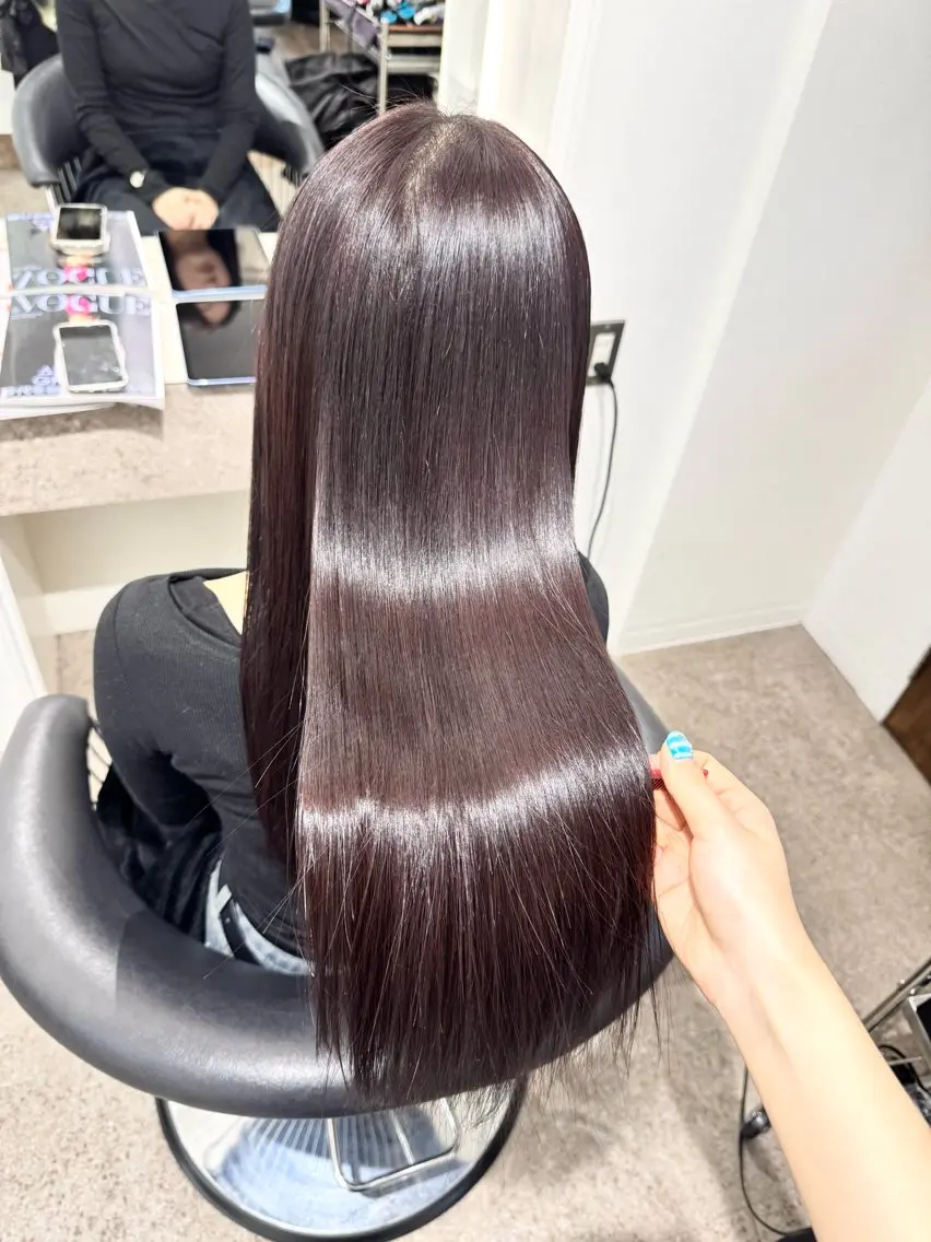 ロング カラー 髪質改善 カット ヘアカラー トリートメント 名古屋/髪質改善/ アヤカのヘアスタイル