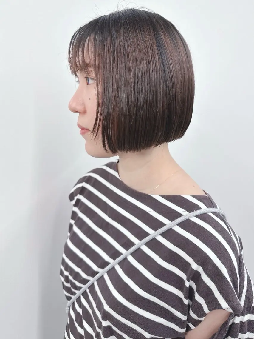 ショート カット ボブ/ゆるふわ ボブパーマ/とういのヘアスタイル