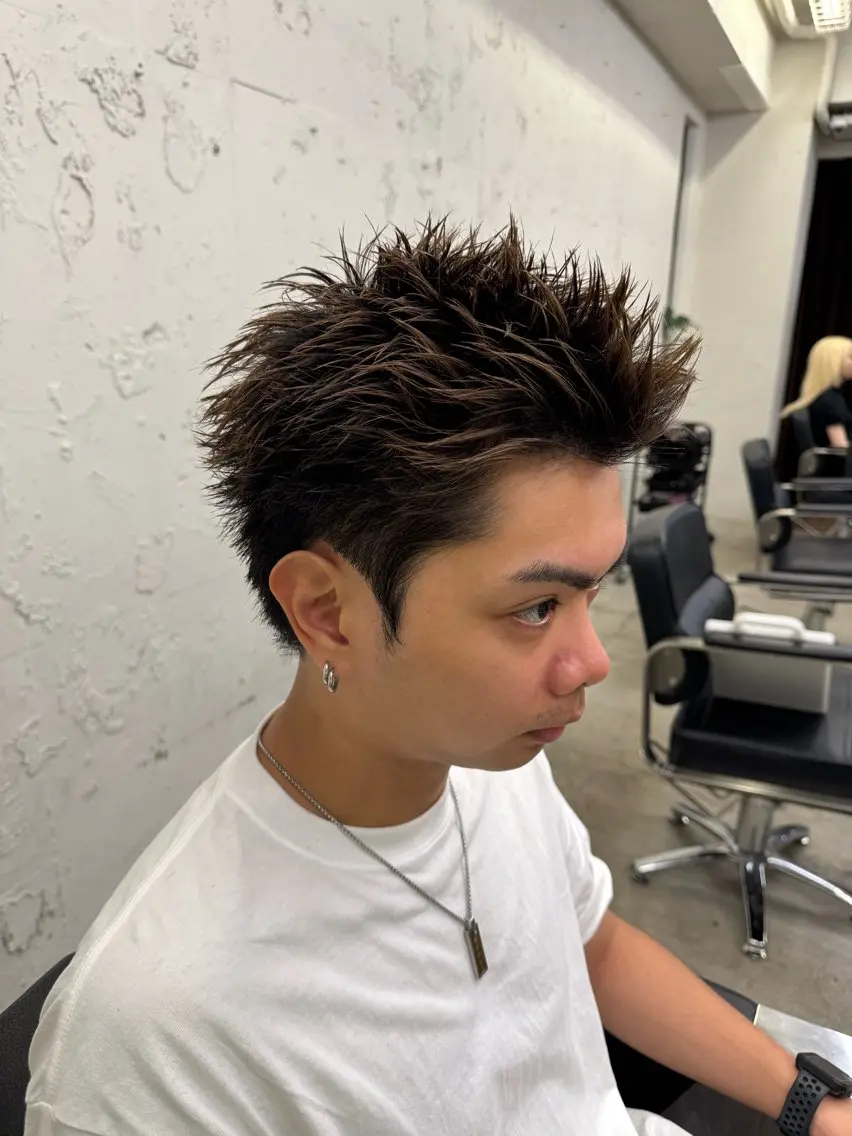 ショート メンズ メンズショート スパイキーショート メンズベリーショート ベリーショート ショートヘア カット ヘッドスパ 💈メンズ特化💈 TASUKUのヘアスタイル