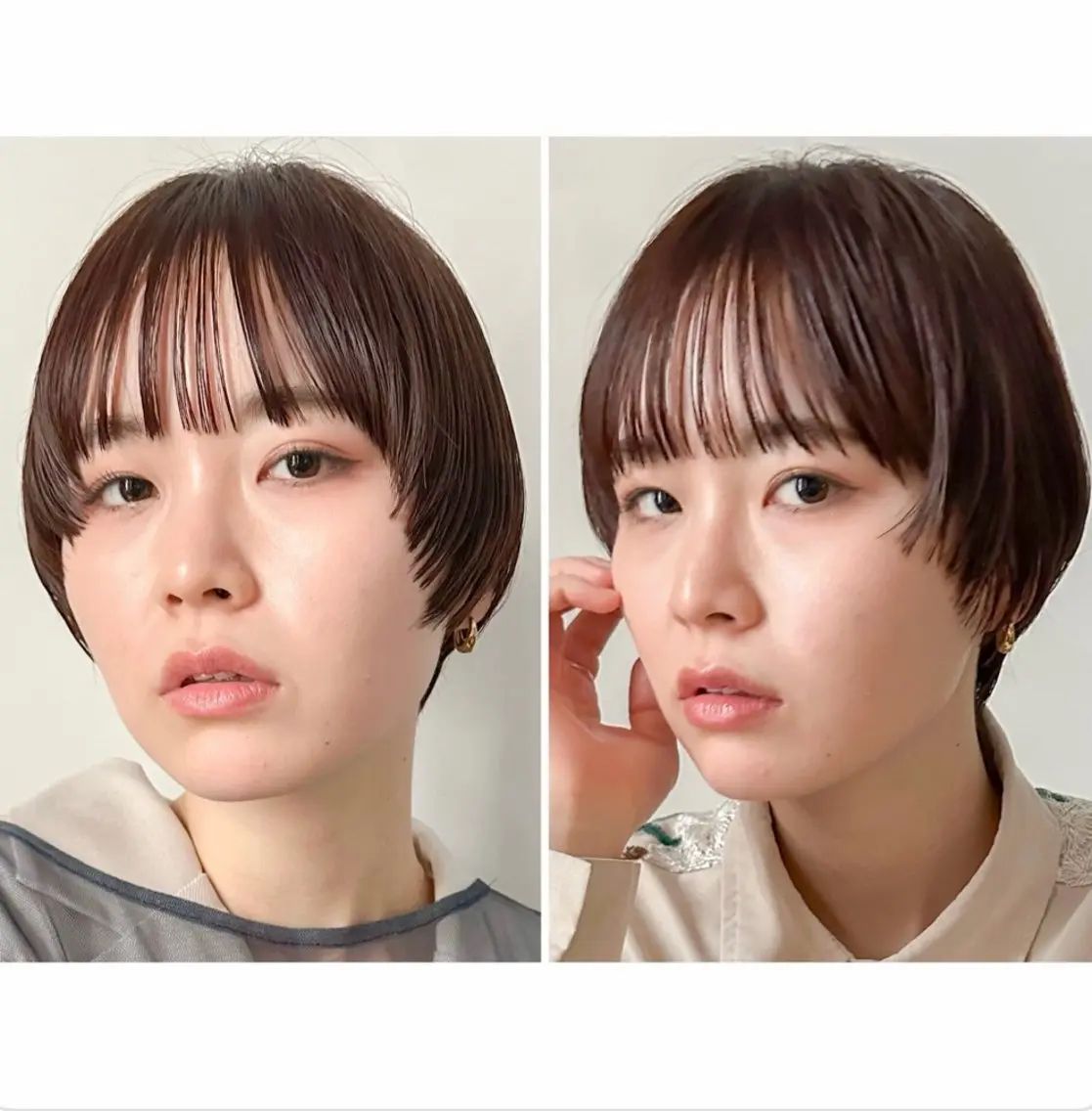 ショート 骨格補正ショート FILMSりくのヘアスタイル