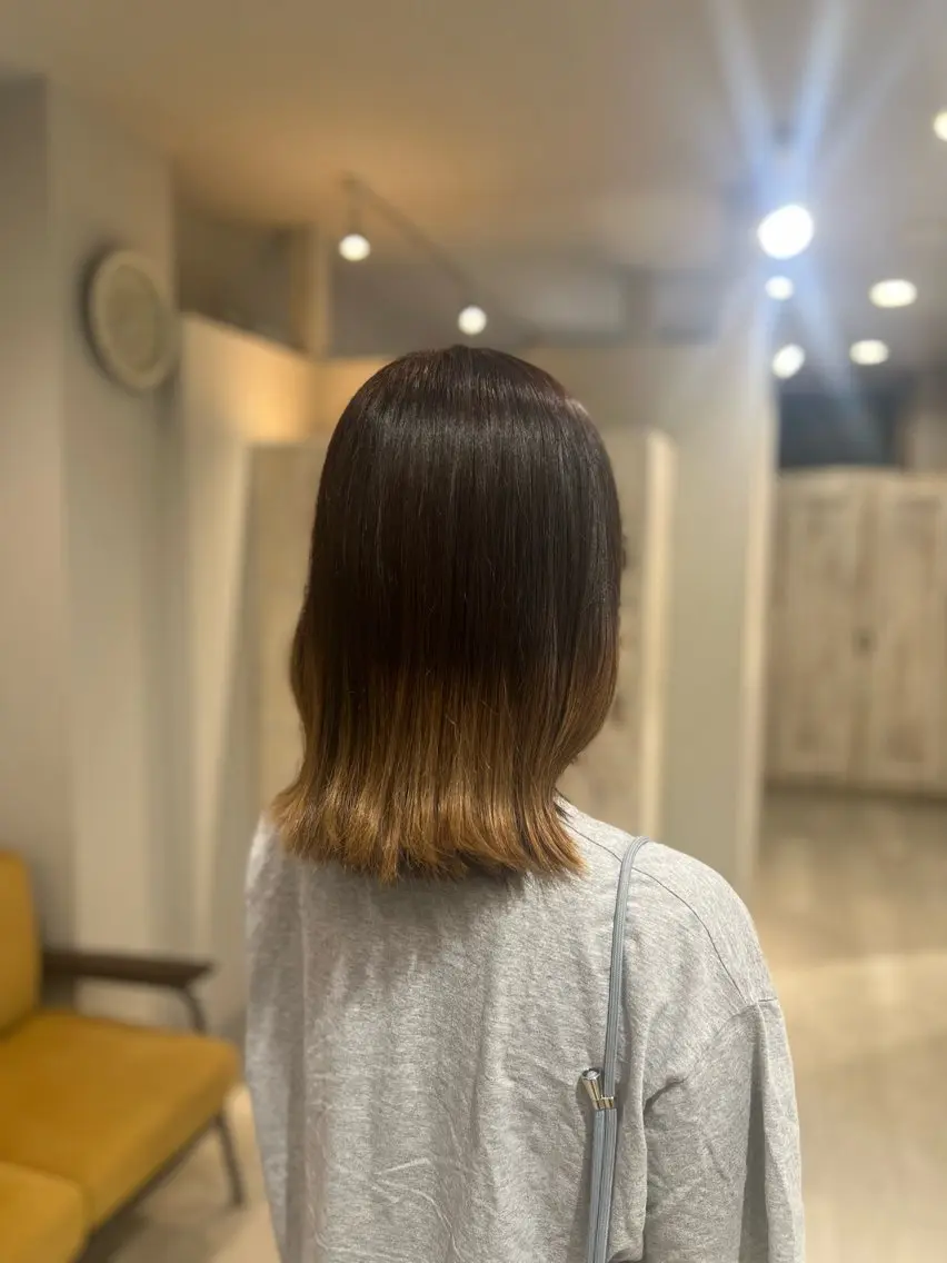 カラー ヘアカラー 川原 陽和のヘアスタイル