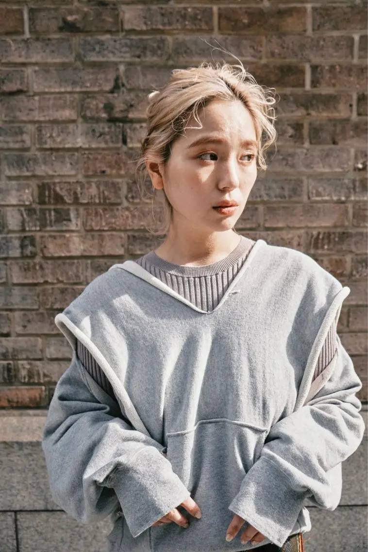 セミロング カラー ヘアアレンジ ヘアカラー 坂本 圭太朗のヘアスタイル