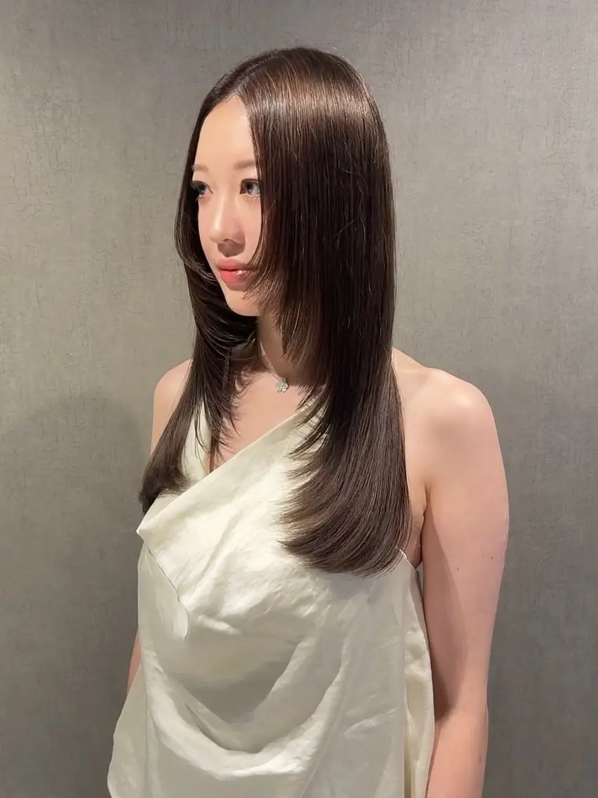 ロング ヘアカラー トリートメント ハイトーンカラー 縮毛矯正/ジャックのヘアスタイル