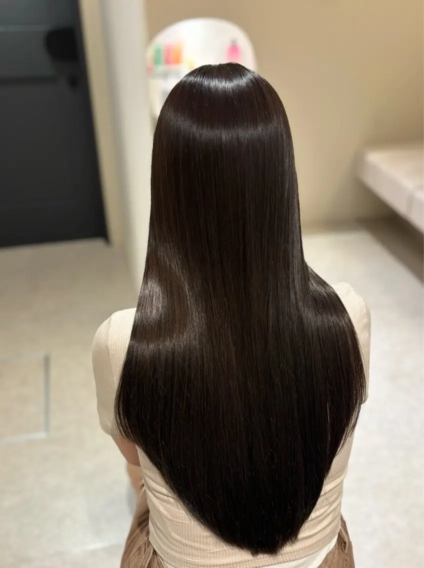 ロング 縮毛矯正 トリートメント ULTOWA/銀座 ERIのヘアスタイル