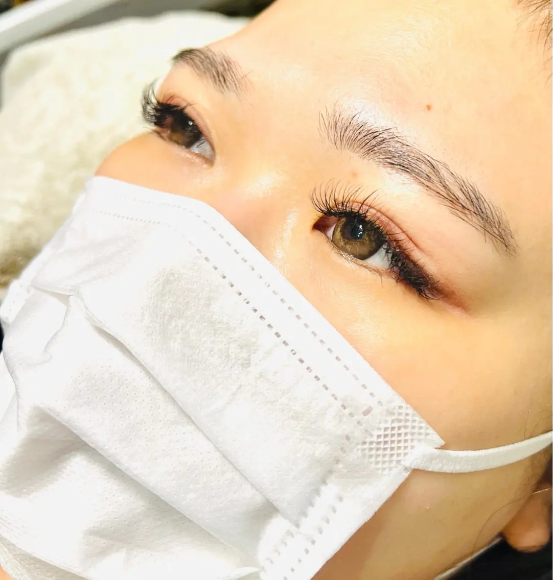 マツエク・マツパ キュート Dカール ボリュームラッシュ マツエク eyelash presh yukaのマツエク・マツパデザイン