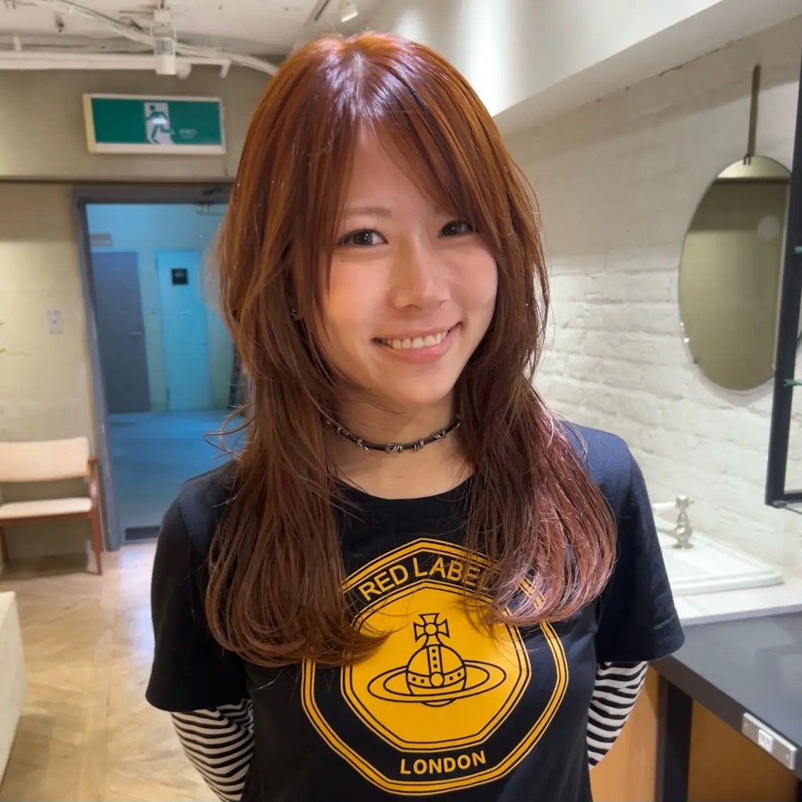 セミロング カラー トリートメント ヘアカラー 🍇ぶどうカラー🍇 akariのヘアスタイル