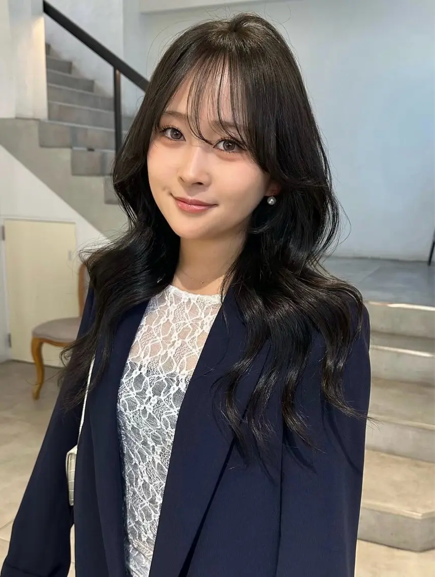 カラー aino⟡.·透明感 ガーリーヘア🩰🪄のヘアスタイル