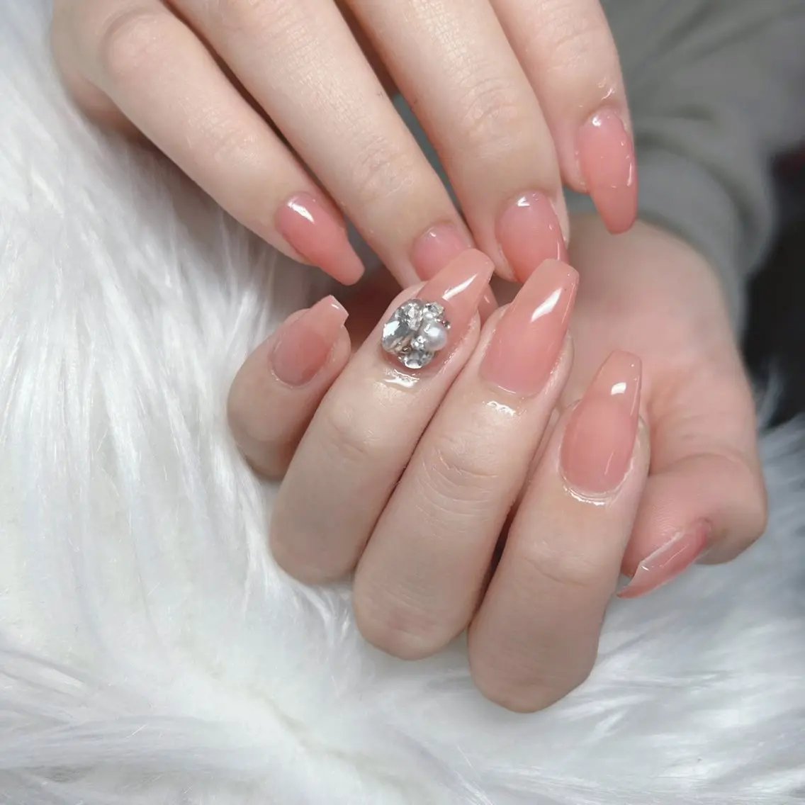 ネイル ワンカラーネイル ハンドネイル y's beauty京橋店のネイルデザイン
