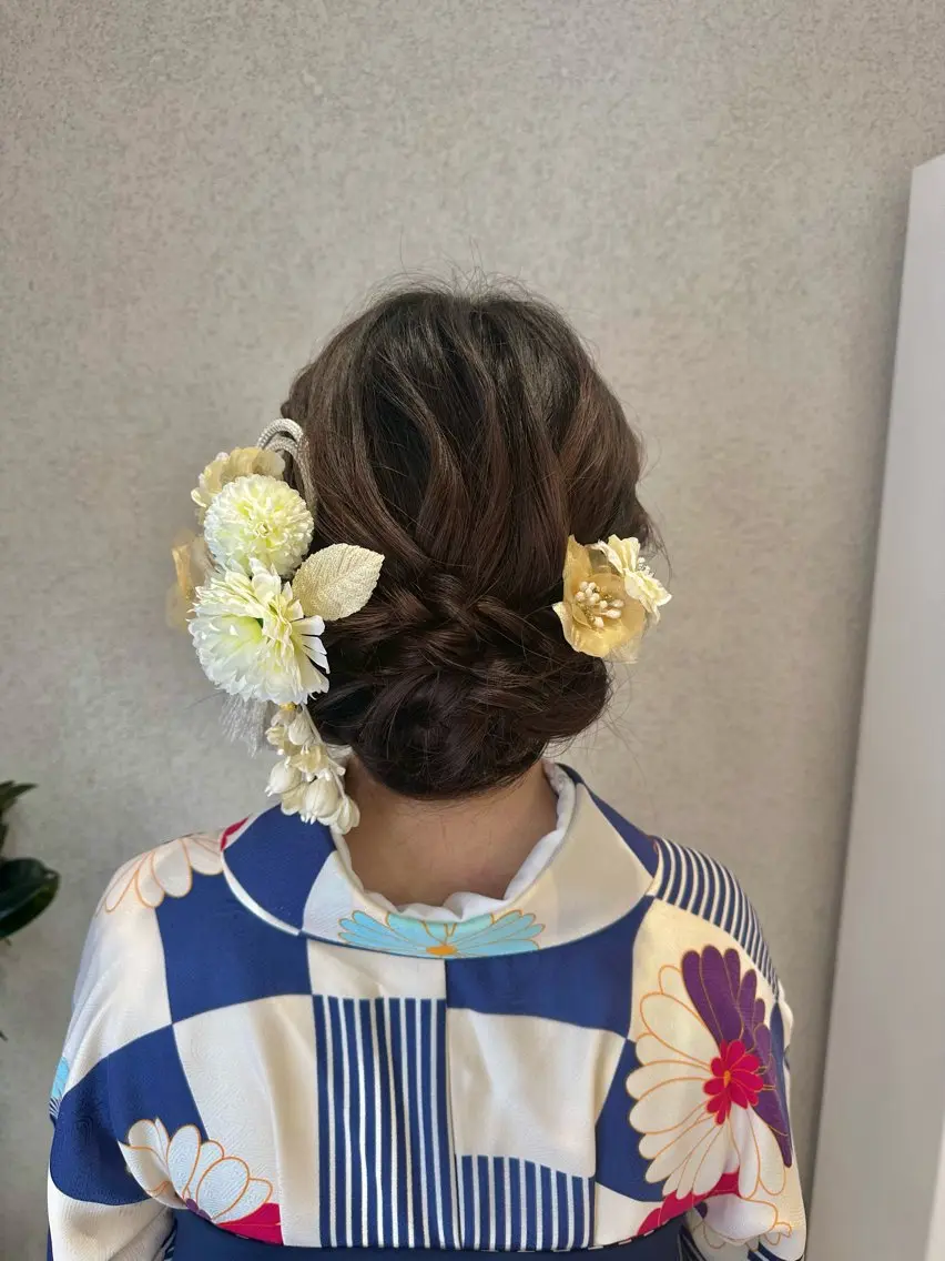 ミディアム 卒業式のヘアスタイル 阿部 美咲のヘアスタイル