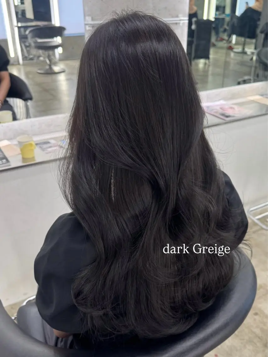 ロング カラー ヘアカラー maho / 韓国風艶カラー🌙のヘアスタイル