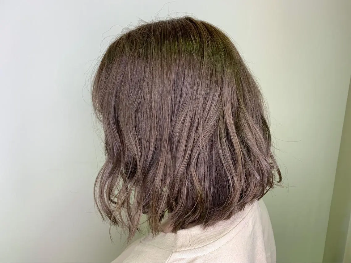 ミディアム 髪質改善 トリートメント ヘアセット 💜髪質改善美髪💜 星野清光のヘアスタイル