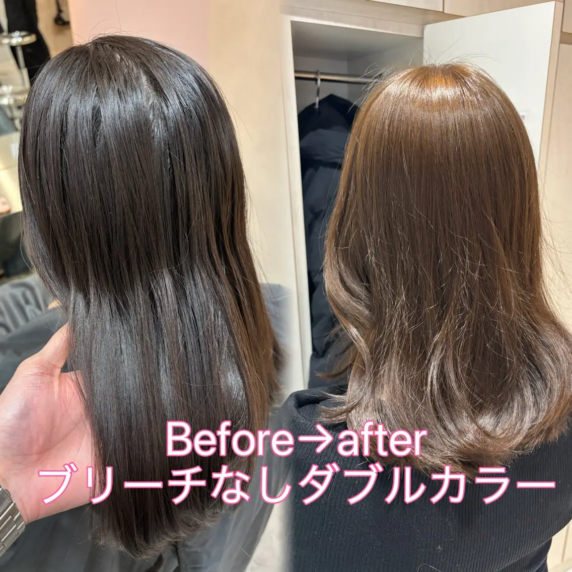 セミロング カラー ヘアアレンジ ブリーチ 透明感カラー ダブルカラー ブリーチなしカラー カット ヘアカラー トリートメント 艶髪特化/矯正/ 髪質改善/吉田光佑のヘアスタイル