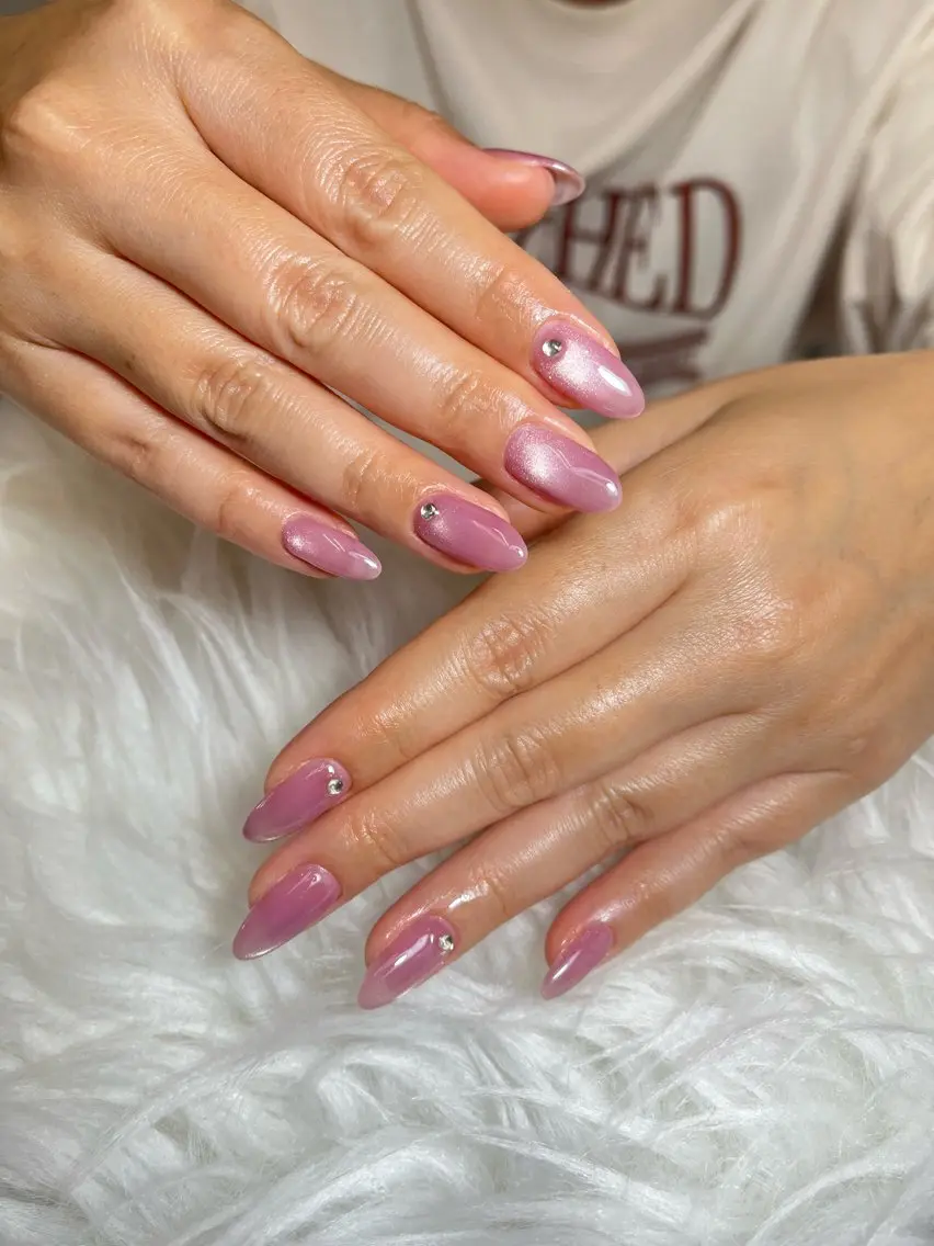ネイル チークネイル 桜ネイル 長さ出し フットネイル ジェルネイル ハンドネイル Maika's nailのネイルデザイン