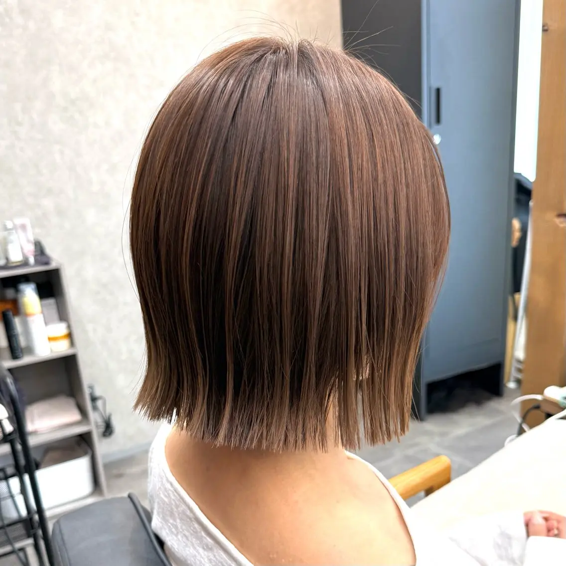 ミディアム ボブ 外ハネヘア カット トリートメント 似合わせボブ🎀🫧 千葉 優希のヘアスタイル