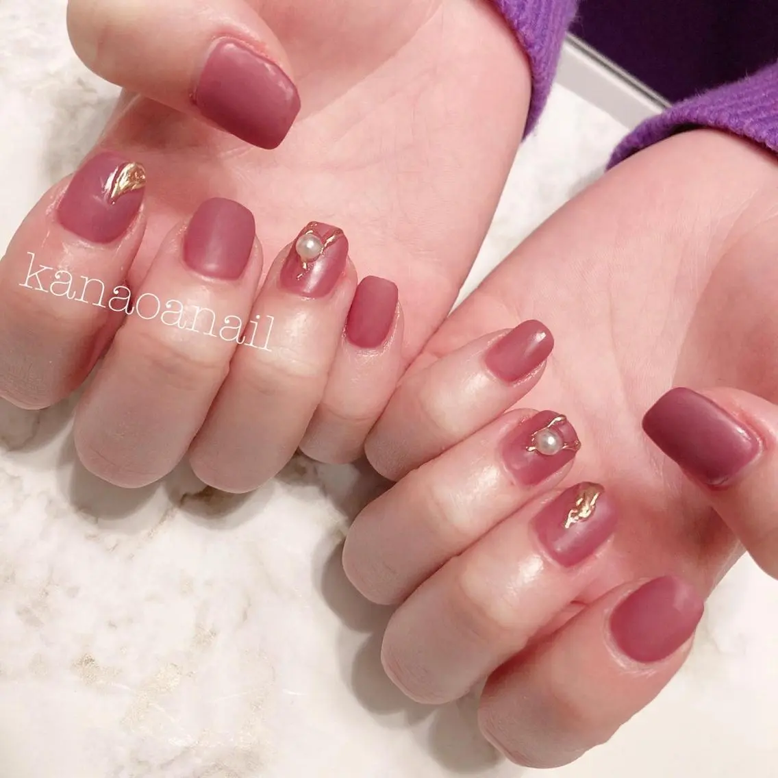 ネイル 地爪育成💅 kanaoanailのネイルデザイン