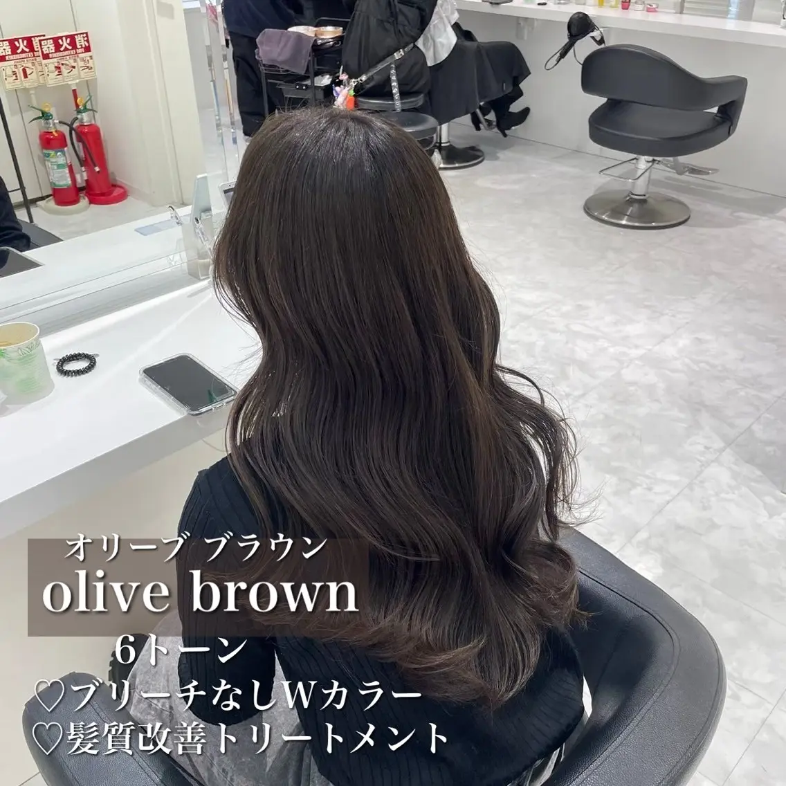 カラー 🤍ブリーチなし ブラウンhimi🤍のヘアスタイル