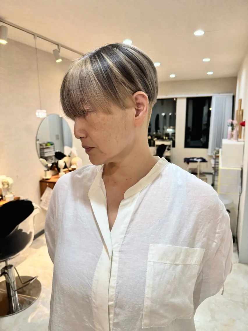 ショート カラー カット ヘアカラー 似合わせ提案美容師| コイデリュウセイのヘアスタイル