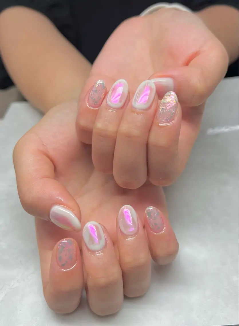 ネイル AISAフィル× ハードモチ最強のネイルデザイン