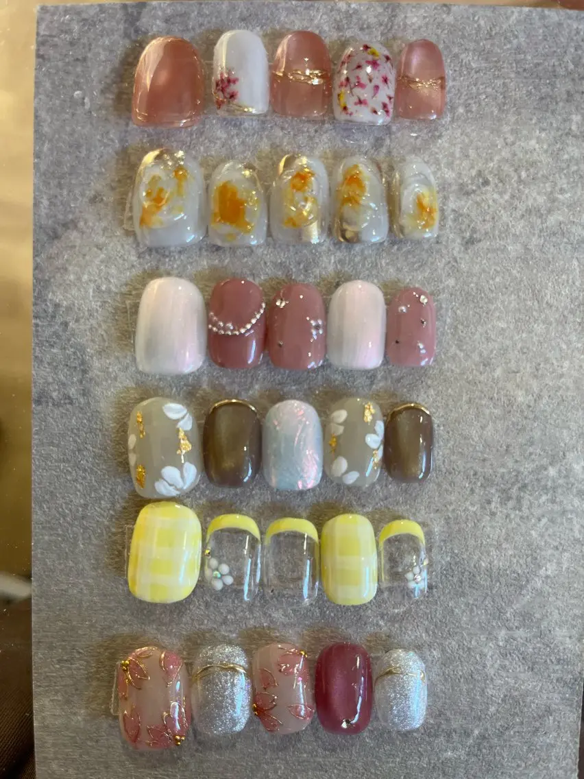 定額ネイルの写真