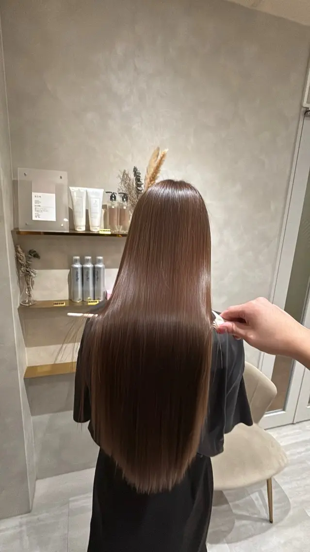ロング 髪質改善 トリートメント トリートメント ✂️レイヤーカット/ 髪質改善🫧/白石のヘアスタイル