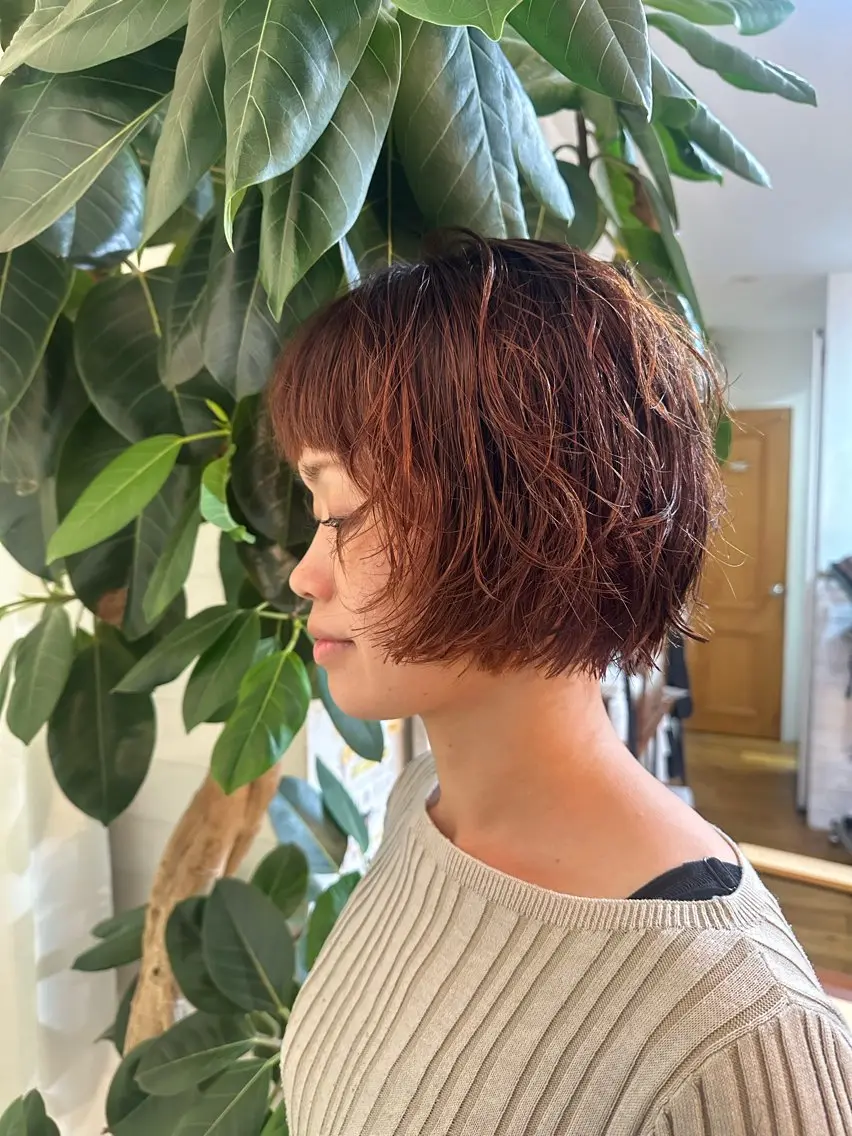 ショート カット 福井 咲羅のヘアスタイル
