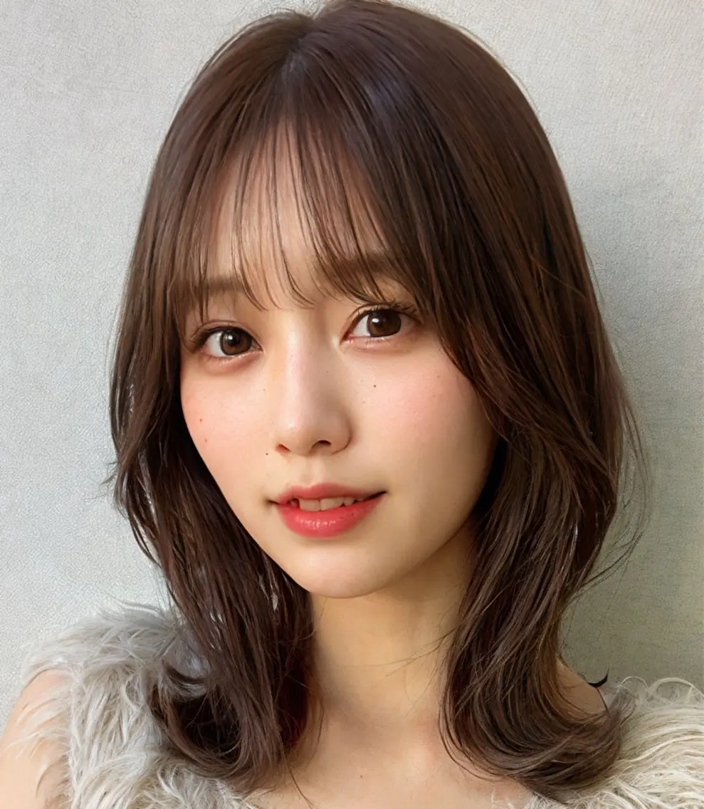 ミディアム くびれヘア 吉見 健伸のヘアスタイル