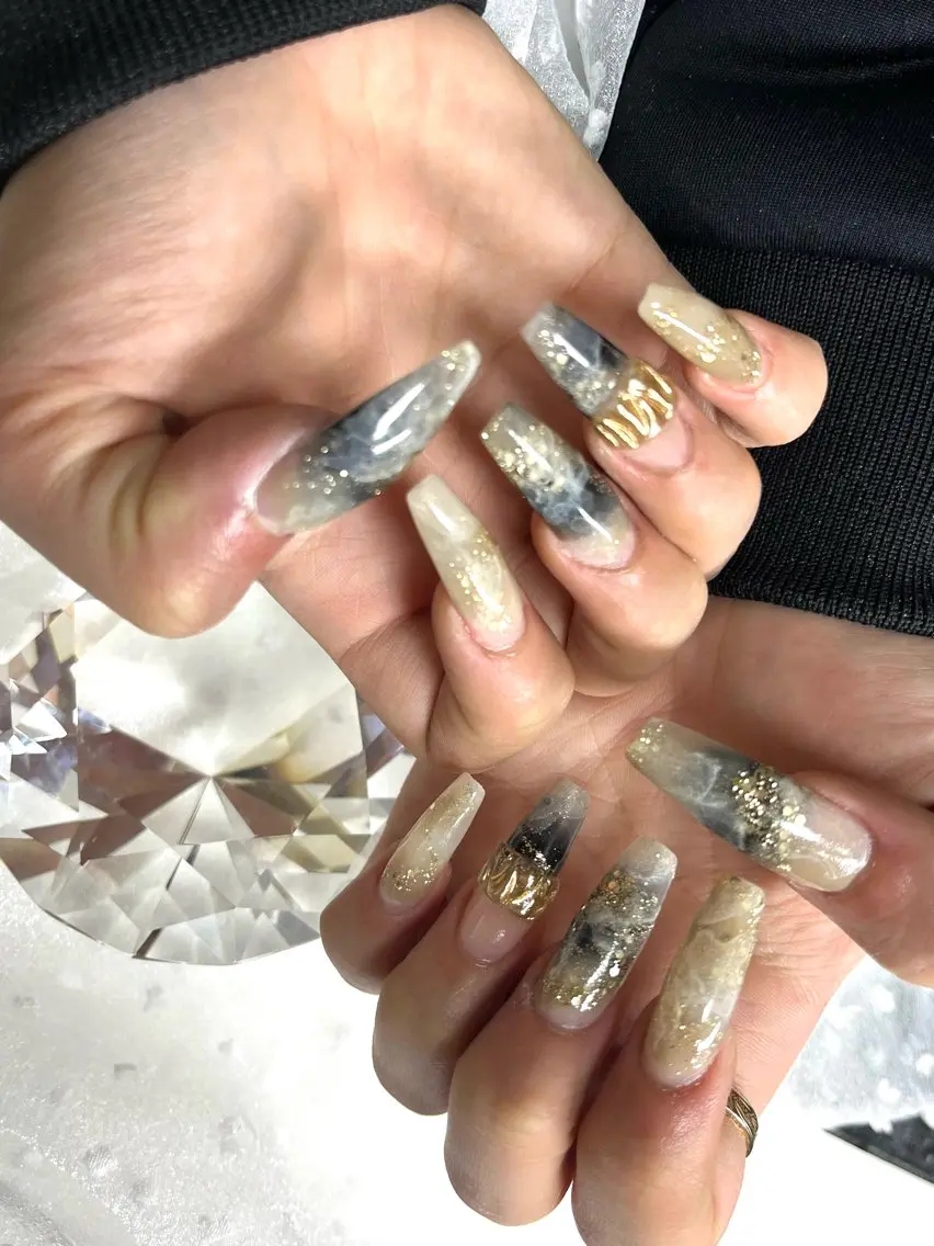 ネイル スカルプネイル ハンドネイル plaisir プレジールネイルのネイルデザイン