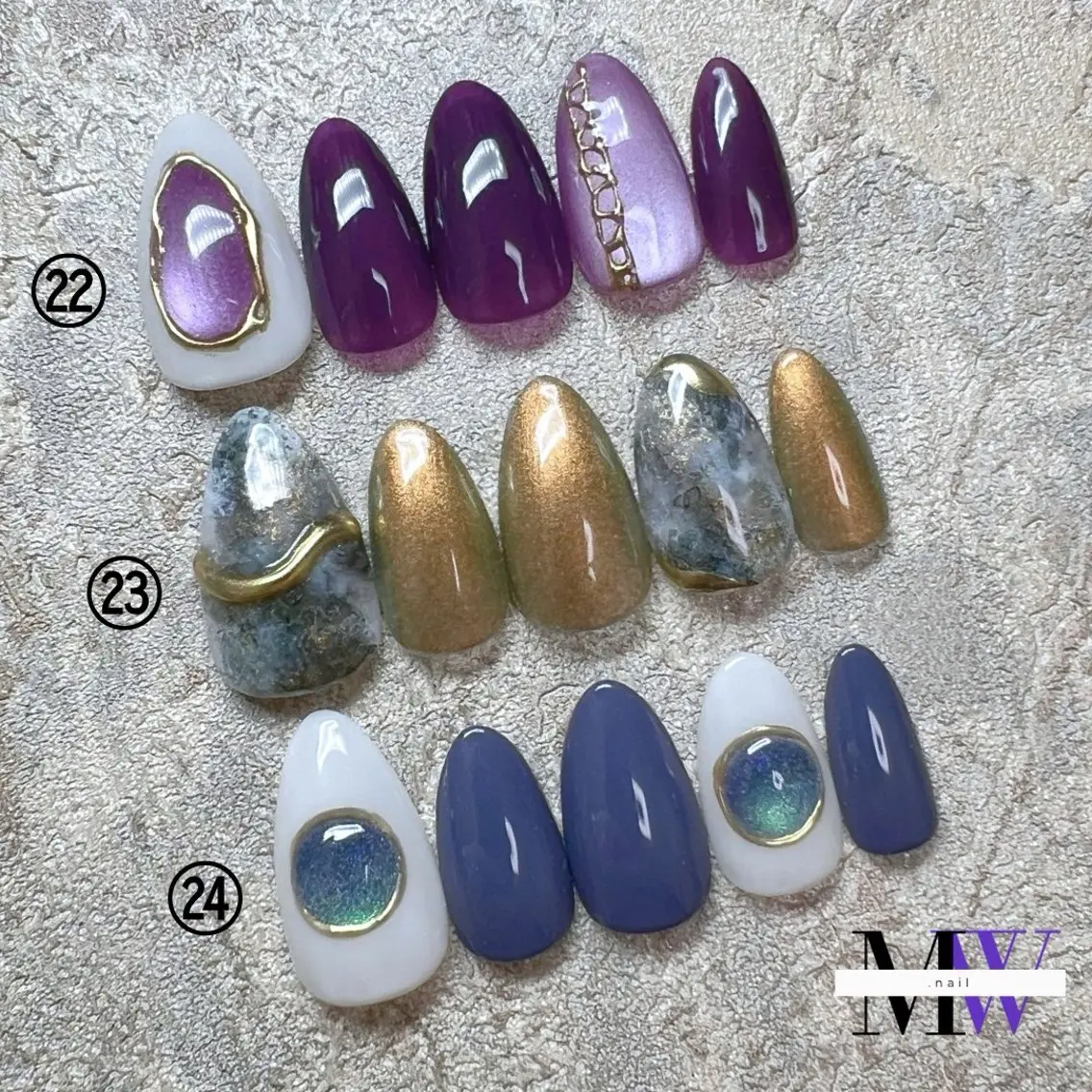ネイル アートネイル ハンドネイル MW .nailのネイルデザイン
