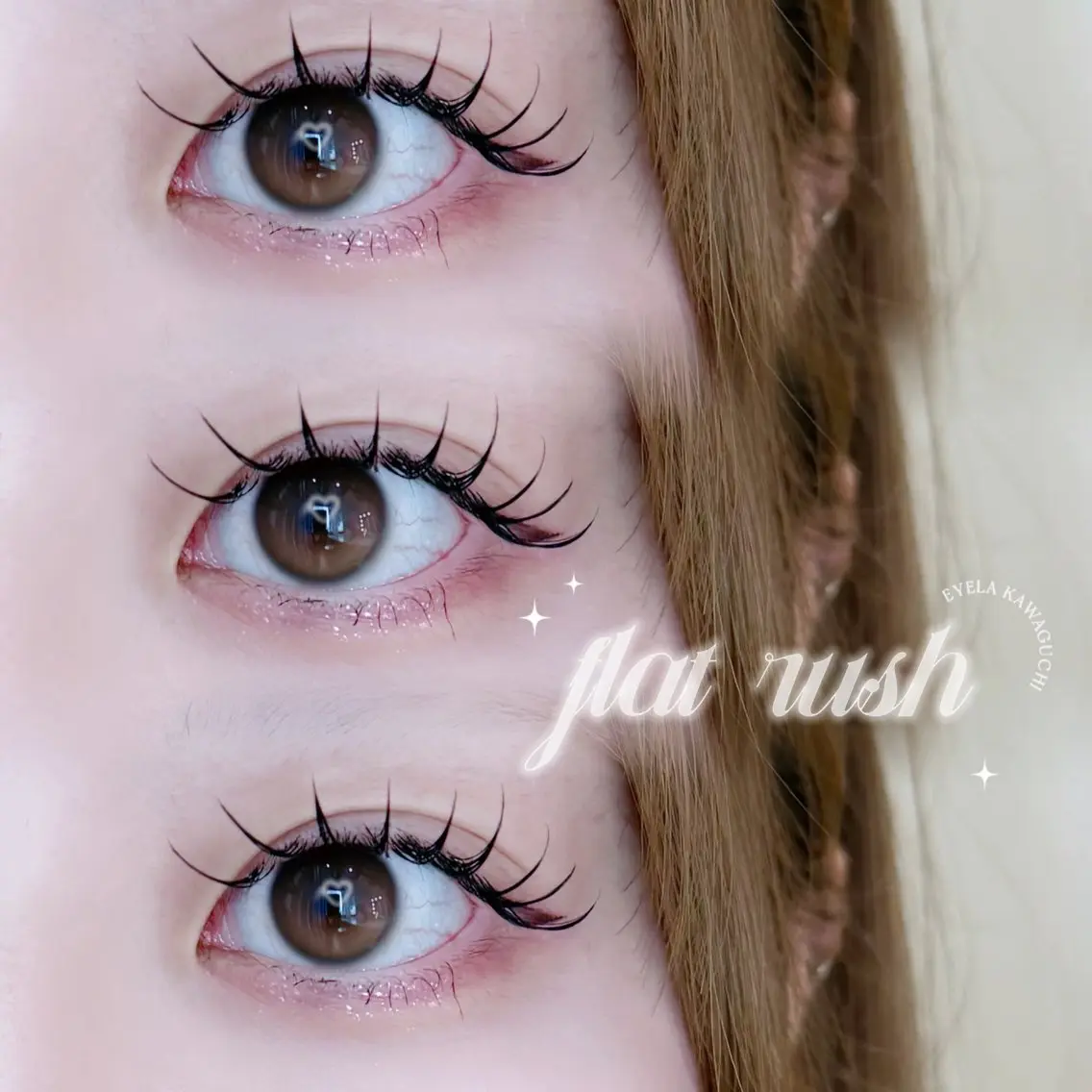 マツエク・マツパ フラットラッシュ EYELA 🎀遠山の眉毛・アイブロウイメージ