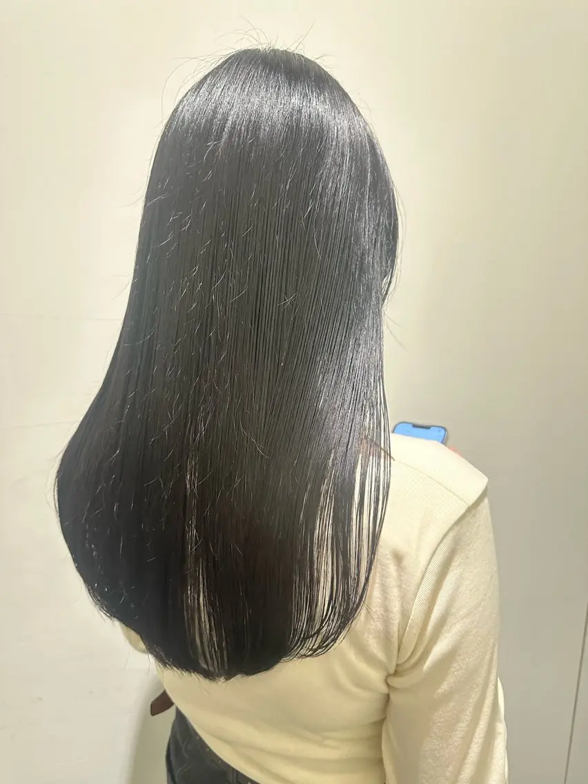 セミロング カット 銀座YUKINA🌙 レイヤー/ブリーチのヘアスタイル