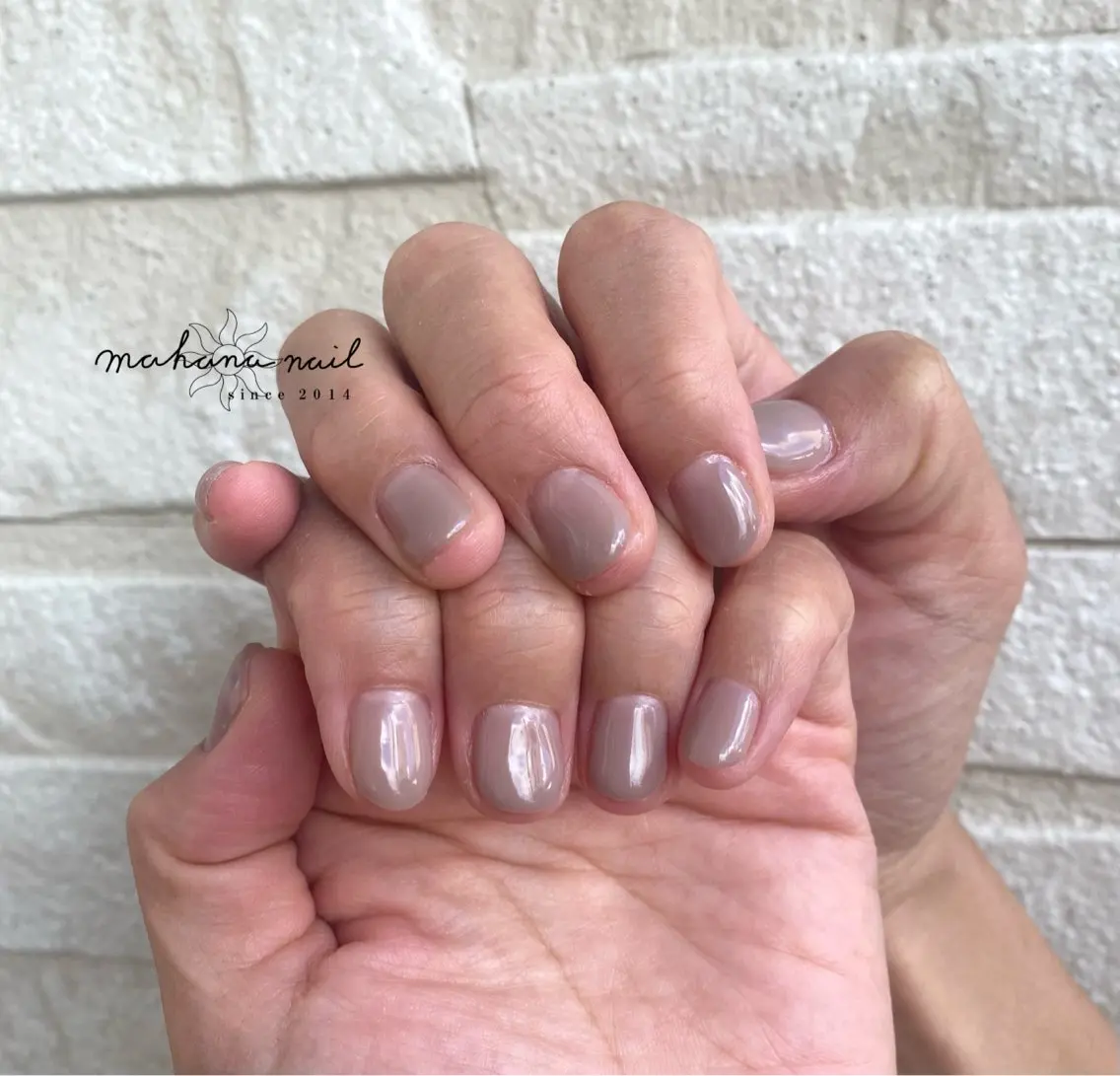 ネイル ワンカラーネイル mahana nailのネイルデザイン