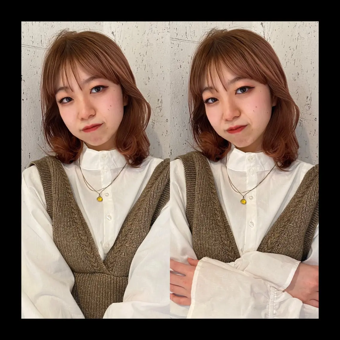 ショート カラー ブラウンカラー カット ヘアカラー トリートメント mai / linoah˚✧のヘアスタイル