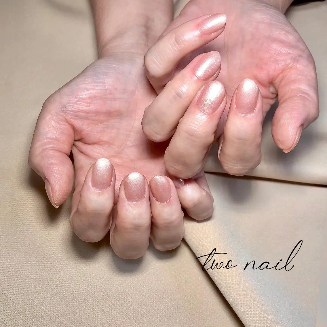 ネイル アートネイル フットネイル ハート ニュアンスネイル ホワイト ハンドネイル two nailのネイルデザイン