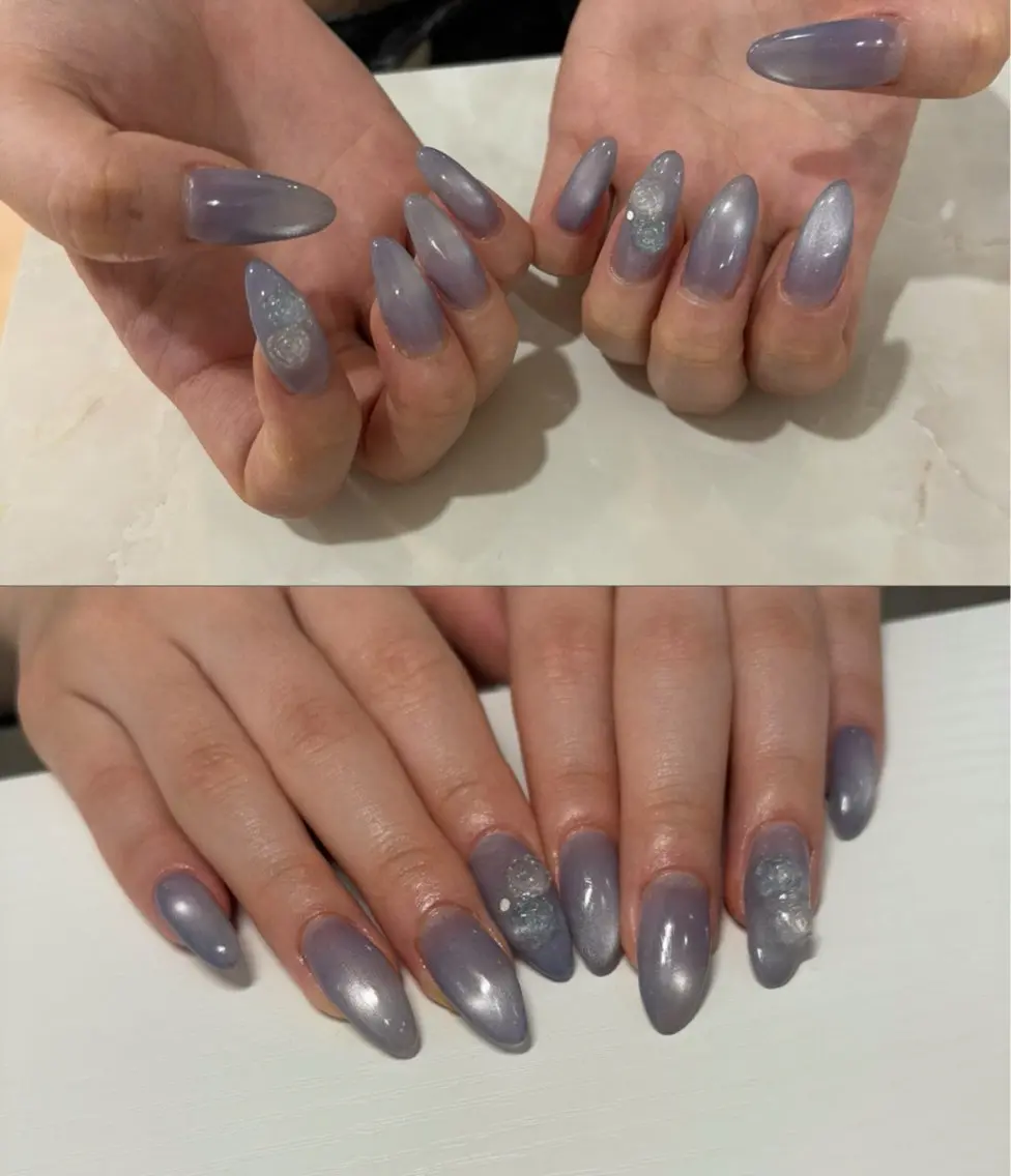 【人気No.1✨】うる艶マグネット／キラキラフラッシュネイル💅の写真